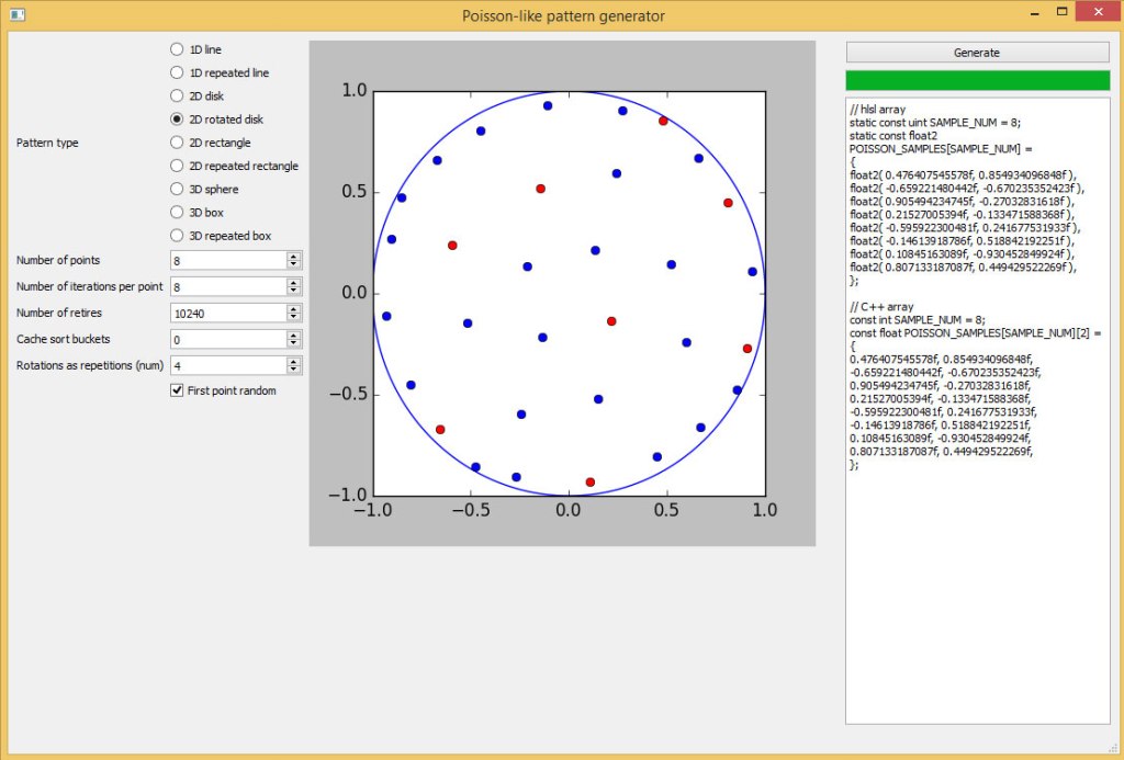 Updated Poisson-like generator with GUI and more | Bart Wronski